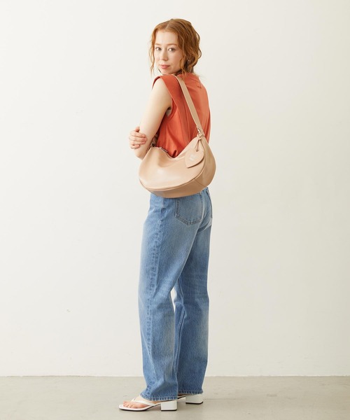 MILKFED.(ミルクフェド)の「HEART MIRROR SHOULDER BAG(ショルダーバッグ・レディース・ベージュ/オフホワイト/ブラック・ONE SIZE)」の18枚目の写真