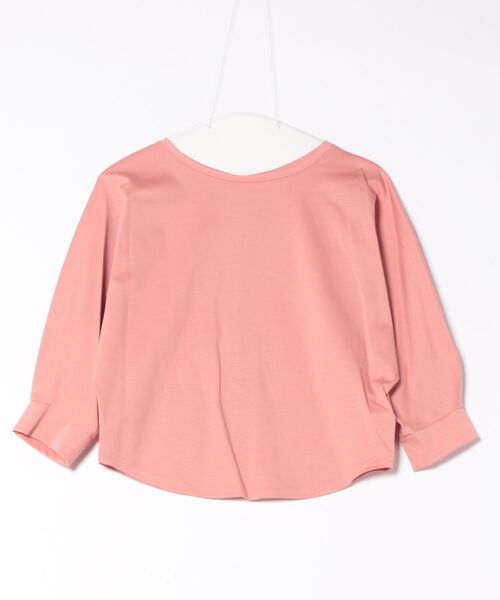 STRAWBERRY-FIELDS(ストロベリーフィールズ)の「ロイヤルクールポンチ_ドルマンスリーブトップス(Tシャツ/カットソー・レディース・ブラック/ホワイト/ピンク/ホワイト×ネイビー・2)」の18枚目の写真