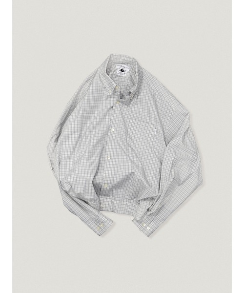 elephant TRIBAL fabrics（エレファントトライバルファブリックス）の「elephant TRIBAL fabrics High Waist BD Shirt【Mini Check】（シャツ/ブラウス・メンズ・ホワイト系その他/ブラック系その他・2/1）」の3枚目の写真