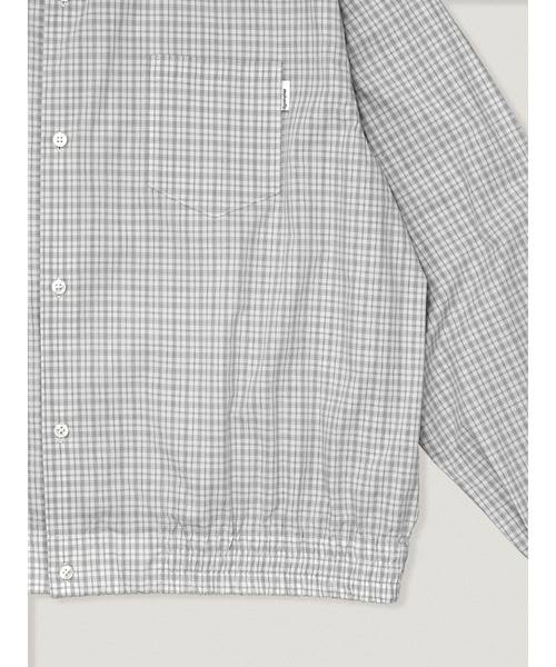 elephant TRIBAL fabrics（エレファントトライバルファブリックス）の「elephant TRIBAL fabrics High Waist BD Shirt【Mini Check】（シャツ/ブラウス・メンズ・ホワイト系その他/ブラック系その他・2/1）」の4枚目の写真