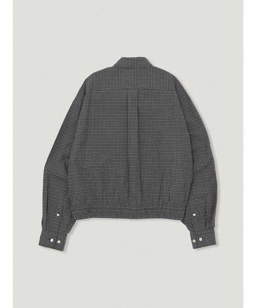 elephant TRIBAL fabrics（エレファントトライバルファブリックス）の「elephant TRIBAL fabrics High Waist BD Shirt【Mini Check】（シャツ/ブラウス・メンズ・ホワイト系その他/ブラック系その他・2/1）」の6枚目の写真