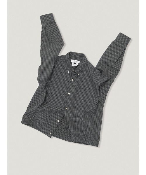 elephant TRIBAL fabrics（エレファントトライバルファブリックス）の「elephant TRIBAL fabrics High Waist BD Shirt【Mini Check】（シャツ/ブラウス・メンズ・ホワイト系その他/ブラック系その他・2/1）」の5枚目の写真