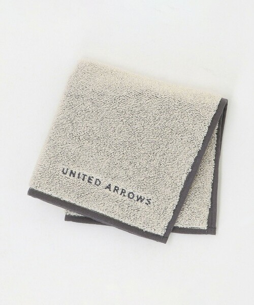 UNITED ARROWS(ユナイテッドアローズ)の「パイル ハンカチ(バンダナ/スカーフ・メンズ・ライトグレー/ブラック/オレンジ/ネイビー・FREE)」の3枚目の写真