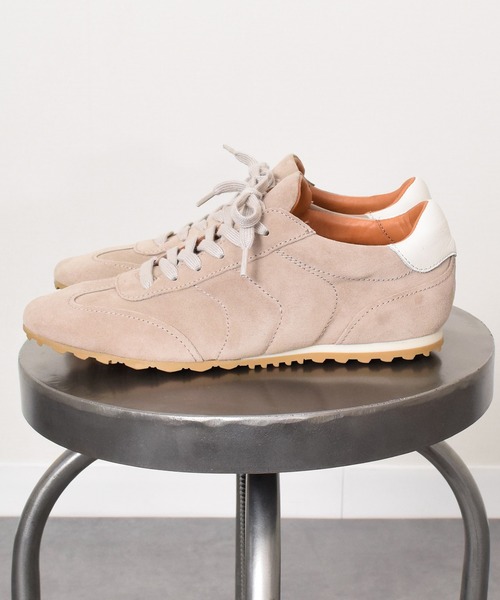 inter-chaussures(インターショシュール)の「【ANGEL ALARCON】ロープロファイルスニーカー(D65001)(スニーカー・レディース・ベージュ/ダークブラウン・36/38/39/37)」の2枚目の写真