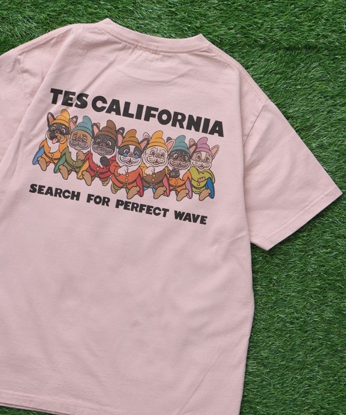 The Endless Summer(エンドレスサマー)の「TES SEVENS BUHI-TEE / Tシャツ(Tシャツ/カットソー・メンズ・ホワイト/グレー/アイボリー/ピンク/グリーン系その他3/ブラック・MEDIUM/LARGE/X-LARGE/XX-LARGE/SMALL)」の9枚目の写真