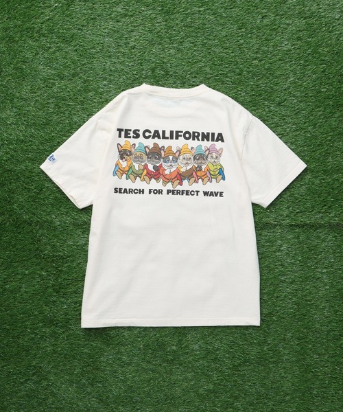 The Endless Summer(エンドレスサマー)の「TES SEVENS BUHI-TEE / Tシャツ(Tシャツ/カットソー・メンズ・ホワイト/グレー/アイボリー/ピンク/グリーン系その他3/ブラック・MEDIUM/LARGE/X-LARGE/XX-LARGE/SMALL)」の15枚目の写真