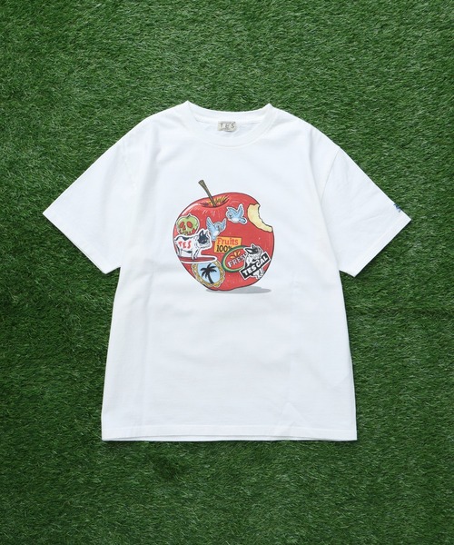 The Endless Summer(エンドレスサマー)の「TES SEVENS BUHI-TEE / Tシャツ(Tシャツ/カットソー・メンズ・ホワイト/グレー/アイボリー/ピンク/グリーン系その他3/ブラック・MEDIUM/LARGE/X-LARGE/XX-LARGE/SMALL)」の17枚目の写真