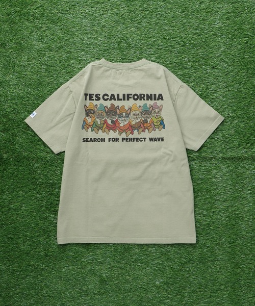 The Endless Summer(エンドレスサマー)の「TES SEVENS BUHI-TEE / Tシャツ(Tシャツ/カットソー・メンズ・ホワイト/グレー/アイボリー/ピンク/グリーン系その他3/ブラック・MEDIUM/LARGE/X-LARGE/XX-LARGE/SMALL)」の19枚目の写真