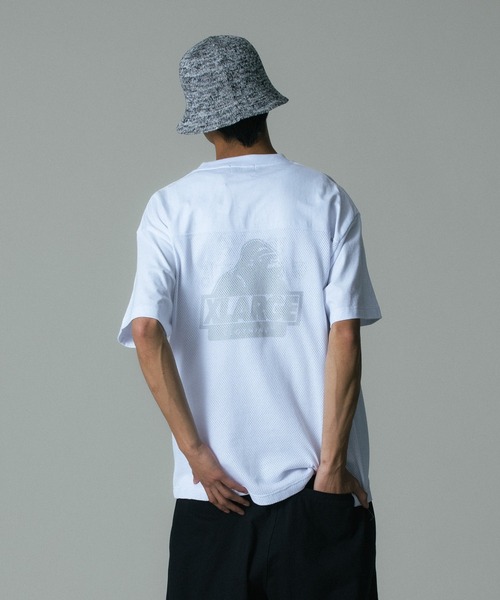 XLARGE(エクストララージ)の「SLANTED OG S/S MESH TEE(Tシャツ/カットソー・メンズ・オリーブ/ホワイト/ブラック・S/M/L/XL)」の2枚目の写真