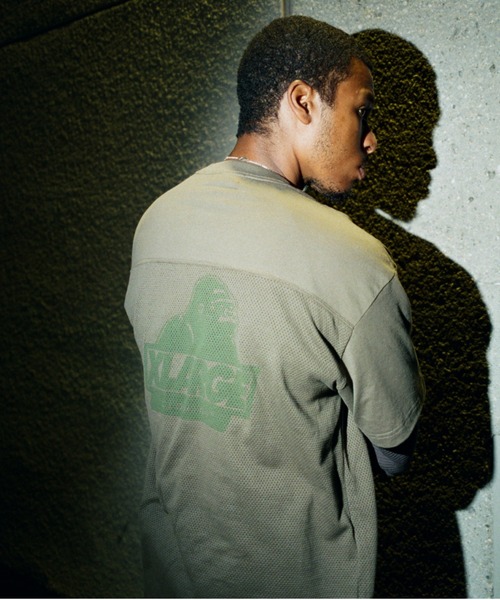 XLARGE(エクストララージ)の「SLANTED OG S/S MESH TEE(Tシャツ/カットソー・メンズ・オリーブ/ホワイト/ブラック・S/M/L/XL)」の3枚目の写真