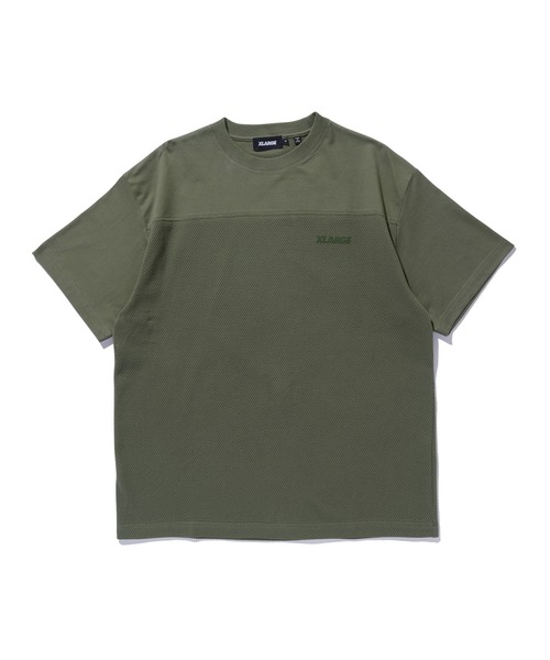 XLARGE(エクストララージ)の「SLANTED OG S/S MESH TEE(Tシャツ/カットソー・メンズ・オリーブ/ホワイト/ブラック・S/M/L/XL)」の10枚目の写真