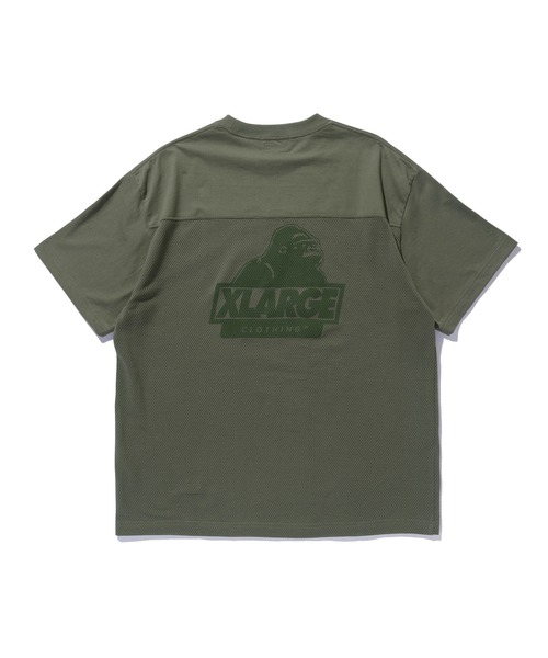 XLARGE(エクストララージ)の「SLANTED OG S/S MESH TEE(Tシャツ/カットソー・メンズ・オリーブ/ホワイト/ブラック・S/M/L/XL)」の11枚目の写真