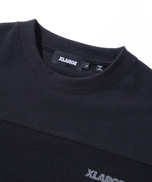 XLARGE(エクストララージ)の「SLANTED OG S/S MESH TEE(Tシャツ/カットソー・メンズ・オリーブ/ホワイト/ブラック・S/M/L/XL)」の16枚目の写真