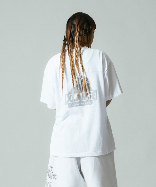 XLARGE(エクストララージ)の「SLANTED OG S/S MESH TEE(Tシャツ/カットソー・メンズ・オリーブ/ホワイト/ブラック・S/M/L/XL)」の20枚目の写真