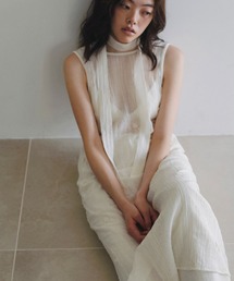 Embroidery Sleeveless Onepiece
