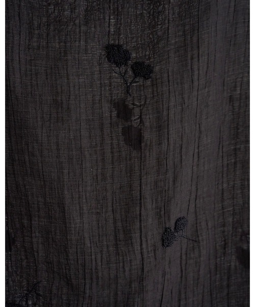 anuke（アンヌーク）の「Embroidery Sleeveless Onepiece（ワンピース・レディース・ブラック/アイボリー・38inch/36inch）」の7枚目の写真