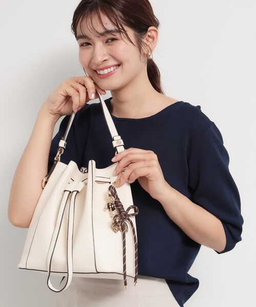 THE SHOP TK （ザ ショップ ティーケー ）の「ハートモチーフチャーム（キーケース/キーアクセサリー・レディース・ブラック/ダークブラウン/グレー・00）」の5枚目の写真