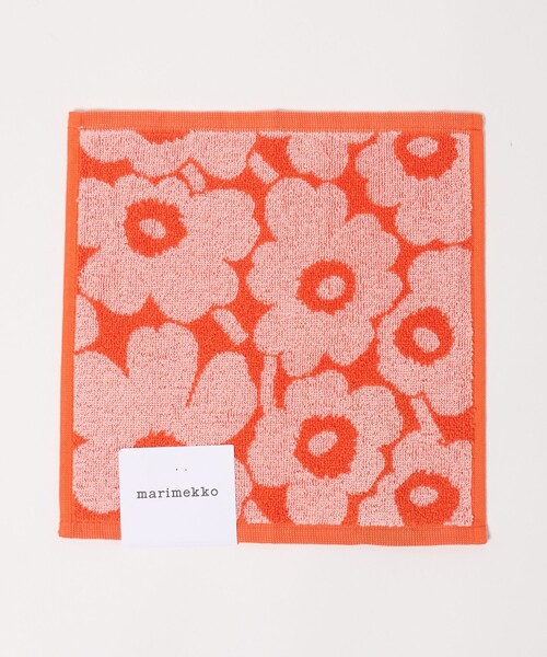 marimekko(マリメッコ)の「<marimekko>Unikko ミニタオル(ハンカチ/ハンドタオル・レディース・ライム/ライトピンク・FREE)」の3枚目の写真