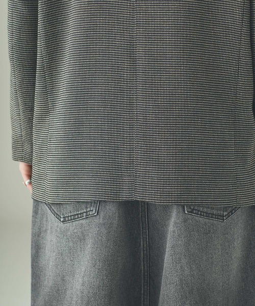 Curensology（カレンソロジー）の「Curensology(カレンソロジー)/メッシュジャケット（テーラードジャケット・レディース・ブラック・FREE）」の4枚目の写真