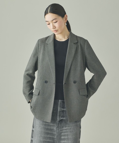 Curensology（カレンソロジー）の「Curensology(カレンソロジー)/メッシュジャケット（テーラードジャケット・レディース・ブラック・FREE）」の5枚目の写真