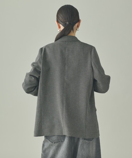 Curensology（カレンソロジー）の「Curensology(カレンソロジー)/メッシュジャケット（テーラードジャケット・レディース・ブラック・FREE）」の7枚目の写真