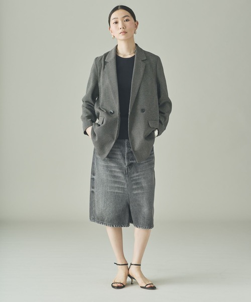 Curensology（カレンソロジー）の「Curensology(カレンソロジー)/メッシュジャケット（テーラードジャケット・レディース・ブラック・FREE）」の8枚目の写真