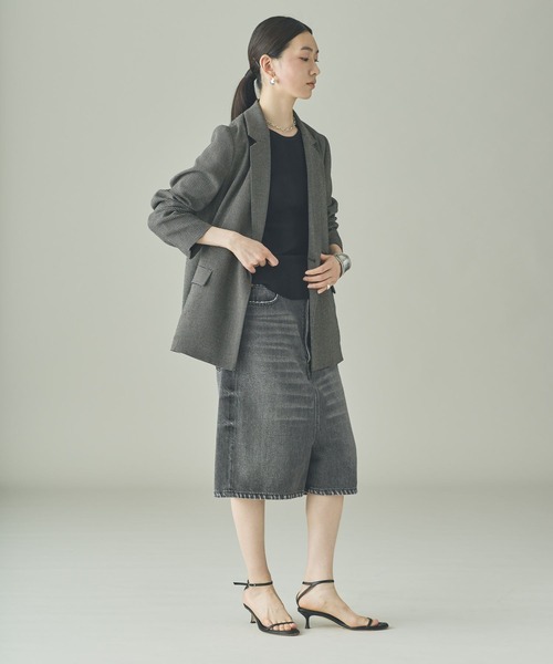 Curensology（カレンソロジー）の「Curensology(カレンソロジー)/メッシュジャケット（テーラードジャケット・レディース・ブラック・FREE）」の9枚目の写真