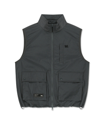 BROWNBREATH（ブラウンブレス）の「STAND COLLAR VEST - CHARCOAL（ベスト）」