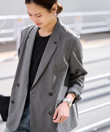 FRAMeWORK | 撥水強撚PEダブルジャケット(テーラードジャケット)