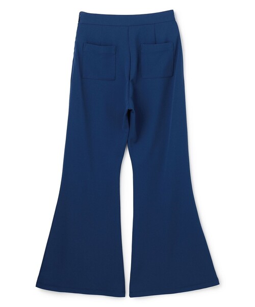 uncrave(アンクレイヴ)の「ジョーゼットダブルジャージー フレアパンツ(その他パンツ・レディース・ベージュ系/ブラック系/ブルー系・2/1/0)」の7枚目の写真