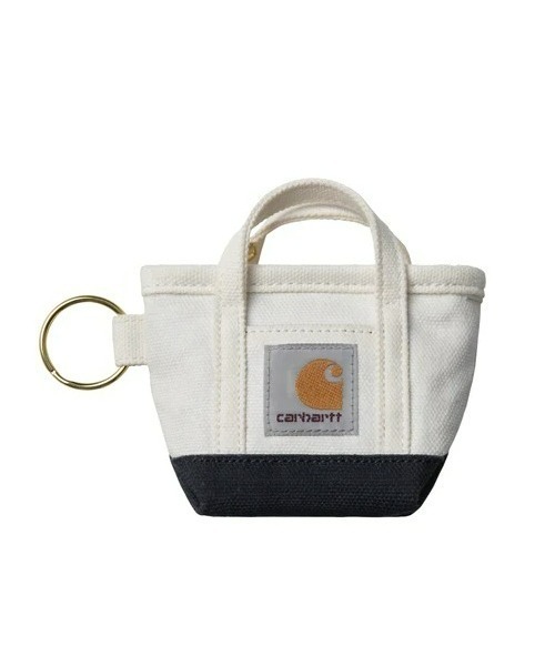 Carhartt(カーハート)の「【Carhartt WIP】MINI TOTE BAG KEYCHAIN(キーホルダー・メンズ・ブラウン/ナチュラル・ONE SIZE)」の1枚目の写真