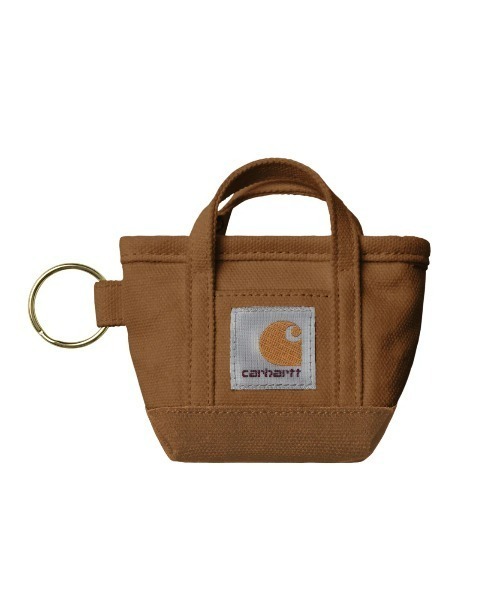 Carhartt(カーハート)の「【Carhartt WIP】MINI TOTE BAG KEYCHAIN(キーホルダー・メンズ・ブラウン/ナチュラル・ONE SIZE)」の2枚目の写真