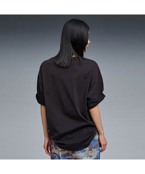 PUMA(プーマ)の「PUMA プーマ ユニセックス NEKO-san ワンポイント MX 半袖 Tシャツ(Tシャツ/カットソー・メンズ・ブラック/オレンジ・SMALL/MEDIUM/XX-LARGE/X-LARGE/LARGE)」の3枚目の写真