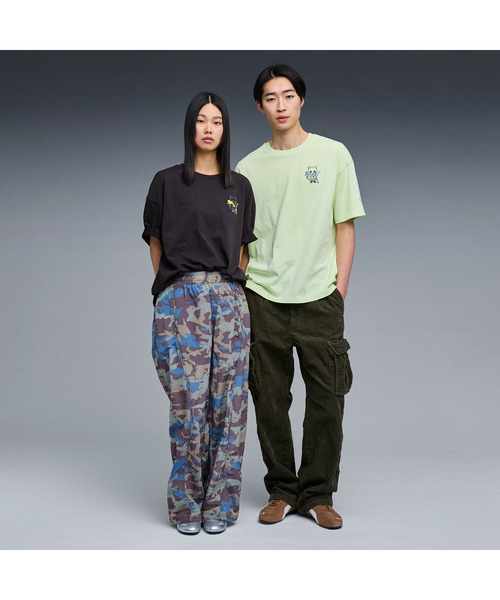 PUMA(プーマ)の「PUMA プーマ ユニセックス NEKO-san ワンポイント MX 半袖 Tシャツ(Tシャツ/カットソー・メンズ・ブラック/オレンジ・SMALL/MEDIUM/XX-LARGE/X-LARGE/LARGE)」の14枚目の写真