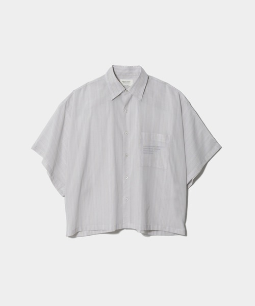beautiful people(ビューティフルピープル)の「finx sheer stripe AtoZ shirt(シャツ/ブラウス・レディース・サックスブルー/グレー・36/38)」の1枚目の写真