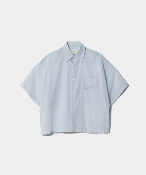 beautiful people(ビューティフルピープル)の「finx sheer stripe AtoZ shirt(シャツ/ブラウス・レディース・サックスブルー/グレー・36/38)」の2枚目の写真