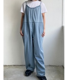 fireservice（ファイヤーサービス）の「【 Fire Service / ファイヤーサービス 】 2WAY SALOPETTE / サロペット　L.BLUE（サロペット/オーバーオール）」