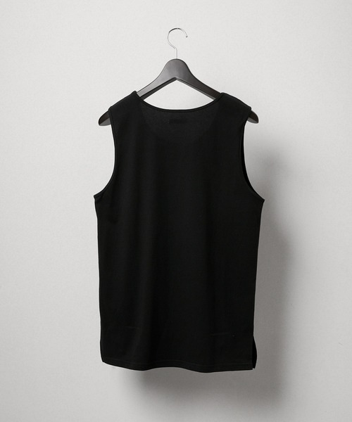 RUUBON（ルーボン）の「【RUUBON】airy layered tank top / エアリーレイヤードタンクトップ（タンクトップ・メンズ・ホワイト/ブラック・L/M/S）」の21枚目の写真