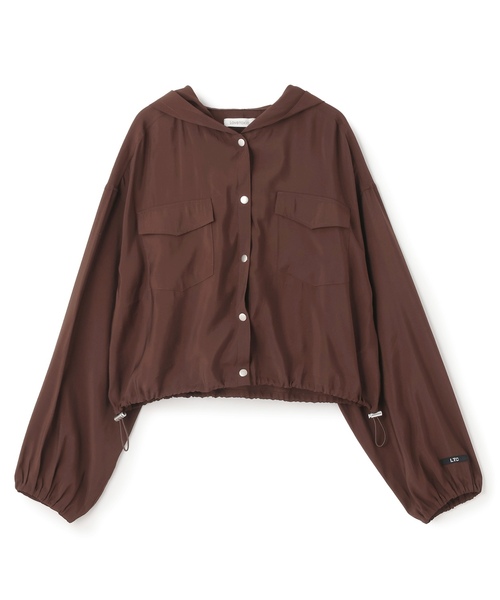 LOVETOXIC（ラブトキシック）の「【UV/防花粉】シアーパーカー（パーカー・キッズ・オフホワイト/イエロー/ブラウン/ネイビー・130cm/L:160cm/M:150cm/S:140cm）」の14枚目の写真