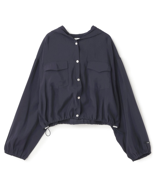 LOVETOXIC（ラブトキシック）の「【UV/防花粉】シアーパーカー（パーカー・キッズ・オフホワイト/イエロー/ブラウン/ネイビー・130cm/L:160cm/M:150cm/S:140cm）」の15枚目の写真