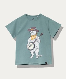 go slow caravan | USA/C バンジョー猫 TEE【KIDS 】(Tシャツ/カットソー)
