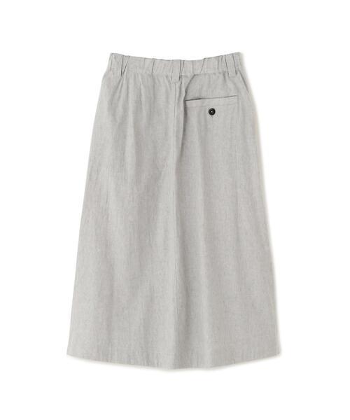 MHL.(エムエイチエル)の「FADED LINEN COTTON PLAINWEAVE(スカート・レディース・グレー/ブラック・2/1/0/3)」の12枚目の写真