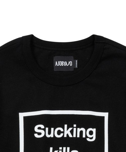 AJOBYAJO（アジョバイアジョ）の「Warning Long Sleeves T-Shirt [BLACK]（Tシャツ/カットソー・レディース・その他・M/L）」の3枚目の写真