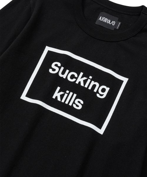 AJOBYAJO（アジョバイアジョ）の「Warning Long Sleeves T-Shirt [BLACK]（Tシャツ/カットソー・レディース・その他・M/L）」の5枚目の写真