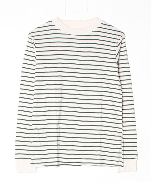 MILLER(ミラー)の「Robert P. Miller / パネルリブ M/N長袖 / 138C(Tシャツ/カットソー・メンズ・ブラウン系その他3/グレー系その他/ブラック/ホワイト系その他/ブラック系その他/ブラウン系その他2/グレー/ブルー系その他/ホワイト・X-LARGE/LARGE/MEDIUM)」の3枚目の写真
