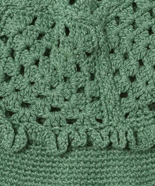 JEANASIS（ジーナシス）の「フラワークロシェHAT/663463（ハット・レディース・ブラック/ホワイト・FREE）」の11枚目の写真