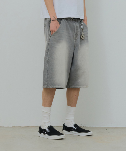 DESIRED（デシレッド）の「コットンバミューダパンツ-FBSK2501D02（その他パンツ・メンズ・ライトグレー・MEDIUM/LARGE/X-LARGE）」の4枚目の写真