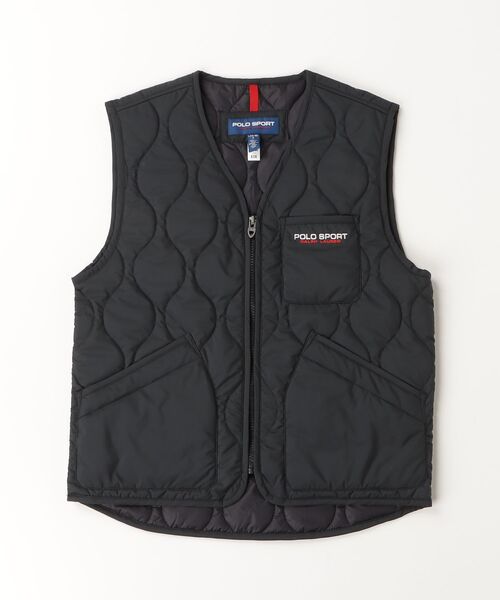 POLO RALPH LAUREN CHILDRENSWEAR(ポロ ラルフ ローレン チルドレンズウェア)の「Polo Sport キルテッド ベスト(ベスト・キッズ・ブラック系1・S/M/L/XL)」の3枚目の写真