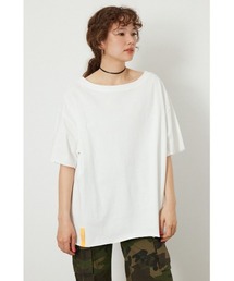 ピグメントルーズオフショルTシャツ