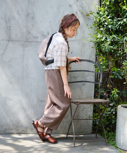 GLOBAL WORK（グローバルワーク）の「ジェリーフラットサンダル/657862（サンダル・キッズ・ブラウン/クリアブラック・23cm/22cm/21cm/20cm）」の14枚目の写真